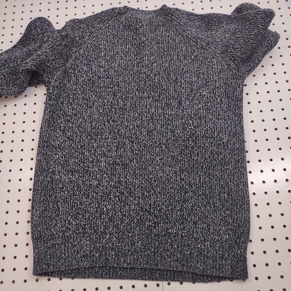 Gap Navy & Gray Flecked Crew Neck Sweater, Thick Knit, Size Large - Picture 7 of 7